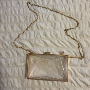 Clear cross body bag